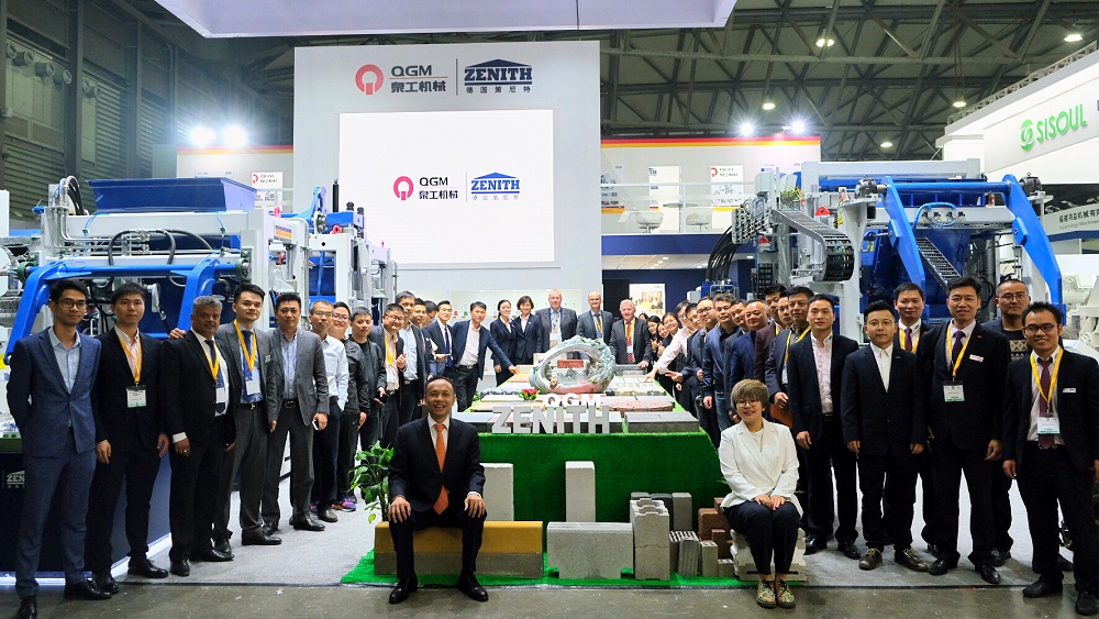 L'ingegno traccia la strada, l'innovazione guida il futuro: QGM e la tedesca Zenith si distinguono alla fiera Bauma di Shanghai 2018