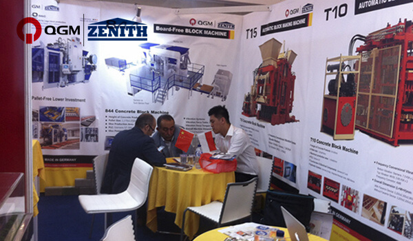 QGM ZENITH Block Machine alla 14a mostra internazionale dei materiali da costruzione in Indonesia