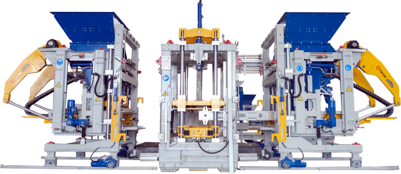 Macchina per la produzione di mattoni intelligente QGM ZN2000-2C - Rendere ogni residuo una 