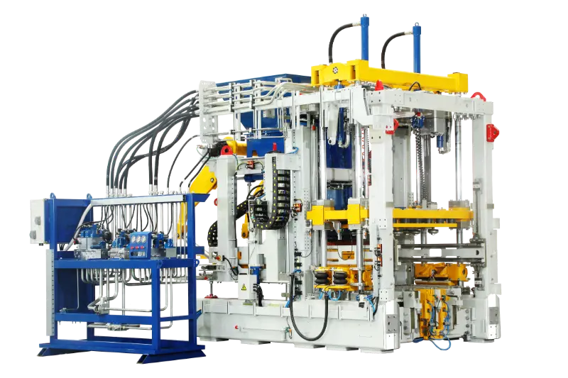Macchina automatica per mattoni QGM ZN1200-2S | Macchina intelligente per la produzione di blocchi di cemento per il riciclaggio dei rifiuti solidi
