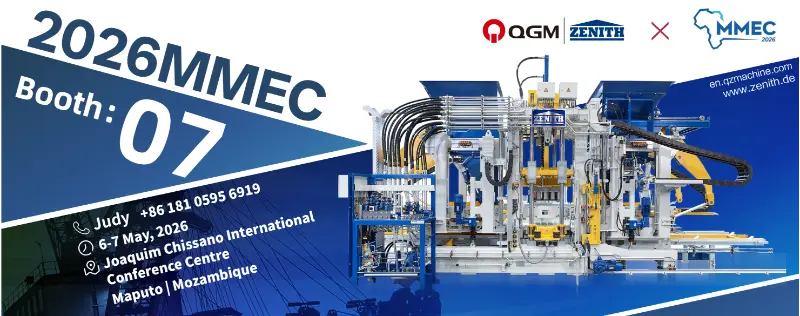 Quangong Machinery Co., Ltd. presenterà soluzioni per macchine per mattoni ad alta efficienza alla fiera MMEC 2026