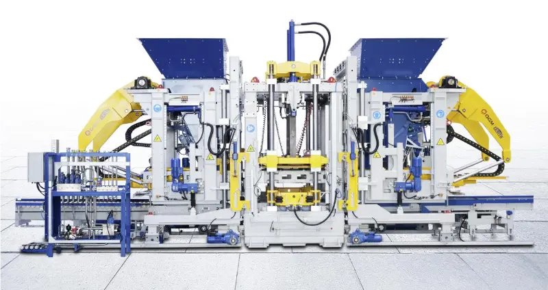 Macchina per mattoni per pavimentazione stradale Quangong: soluzione intelligente e ad alta efficienza per la produzione di mattoni di qualità