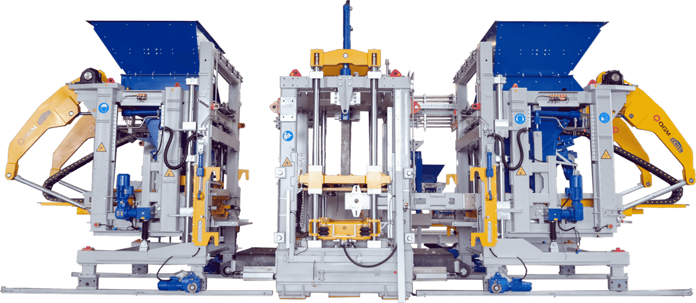 Macchina automatica per la produzione di blocchi